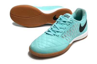 Nike Lunar Gato 2 IC Indoor & Futsal Soccer Shoes - Blue/Black/White