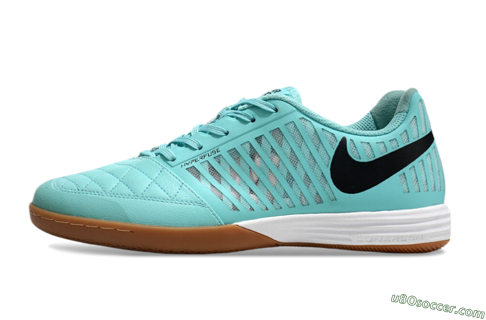 Nike Lunar Gato 2 IC Indoor & Futsal Soccer Shoes - Blue/Black/White 2