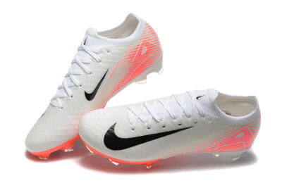 Nike Air Zoom Mercurial Vapor 16 Elite FG Firm Ground Soccer Cleats - White/Black/Pink