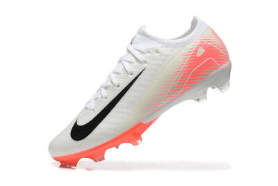 Nike Air Zoom Mercurial Vapor 16 Elite FG Firm Ground Soccer Cleats - White/Black/Pink