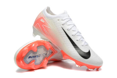 Nike Air Zoom Mercurial Vapor 16 Elite FG Firm Ground Soccer Cleats - White/Black/Pink