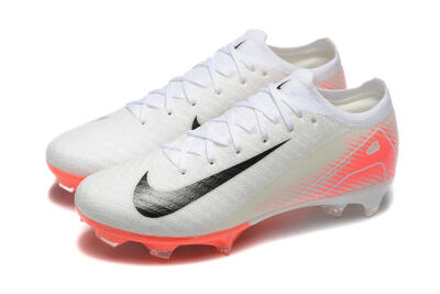 Nike Air Zoom Mercurial Vapor 16 Elite FG Firm Ground Soccer Cleats - White/Black/Pink