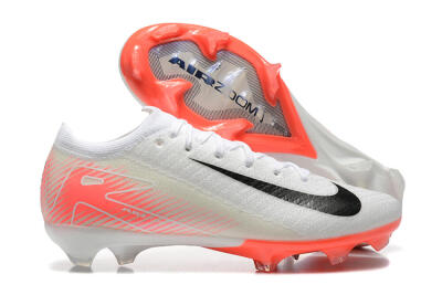 Nike Air Zoom Mercurial Vapor 16 Elite FG Firm Ground Soccer Cleats - White/Black/Pink