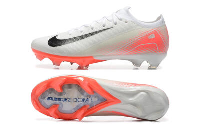 Nike Air Zoom Mercurial Vapor 16 Elite FG Firm Ground Soccer Cleats - White/Black/Pink