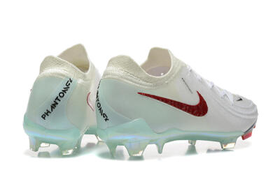 Nike Phantom Luna Elite FG Firm Ground Soccer Cleats - White/Red/Jade