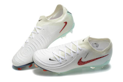 Nike Phantom Luna Elite FG Firm Ground Soccer Cleats - White/Red/Jade