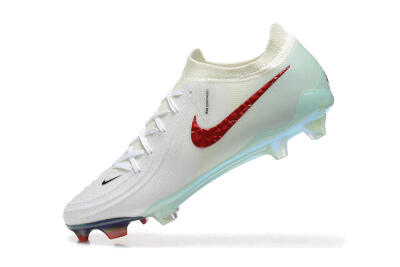 Nike Phantom Luna Elite FG Firm Ground Soccer Cleats - White/Red/Jade