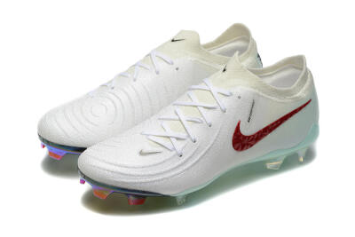 Nike Phantom Luna Elite FG Firm Ground Soccer Cleats - White/Red/Jade
