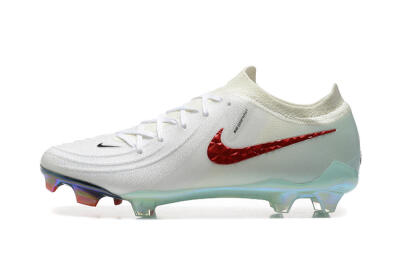 Nike Phantom Luna Elite FG Firm Ground Soccer Cleats - White/Red/Jade