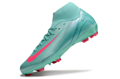 Nike Air Zoom Mercurial Superfly 10 Elite FG Firm Ground Soccer Cleats - Jade/Pink/Blue