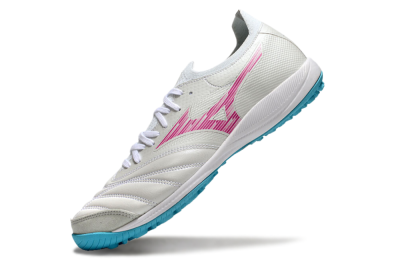 Mizuno Morelia Neo Sala M8 TF Artificial Turf Soccer Shoes - Beige/Pink/Grey