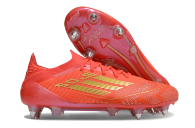 Adidas F50 Elite SG Soft Ground Soccer Cleats - Red/Gold