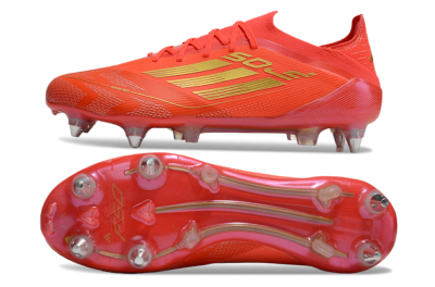 Adidas F50 Elite SG Soft Ground Soccer Cleats - Red/Gold