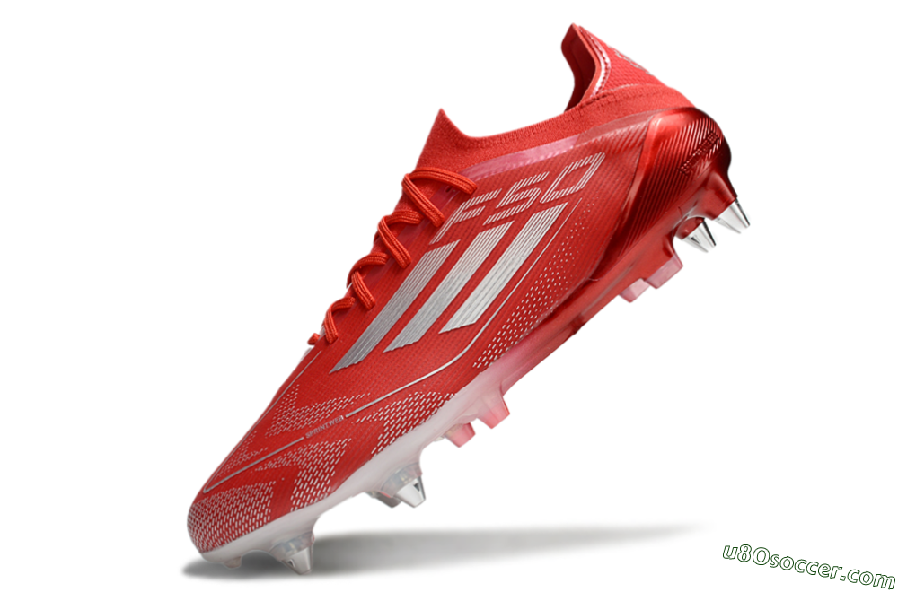 Adidas F50 Elite SG Soft Ground Soccer Cleats - Red/Silver 5