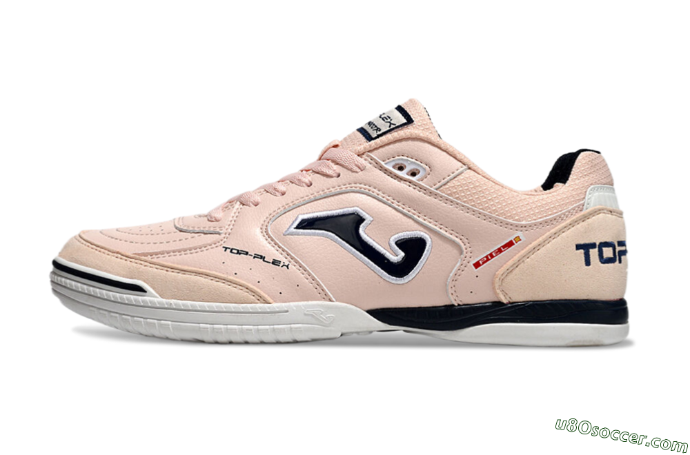 Joma Top Flex IC Indoor & Futsal Soccer Shoes - Pink/Black/White 2