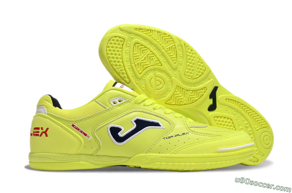 Joma Top Flex IC Indoor & Futsal Soccer Shoes - Yellow/Black/Red 1
