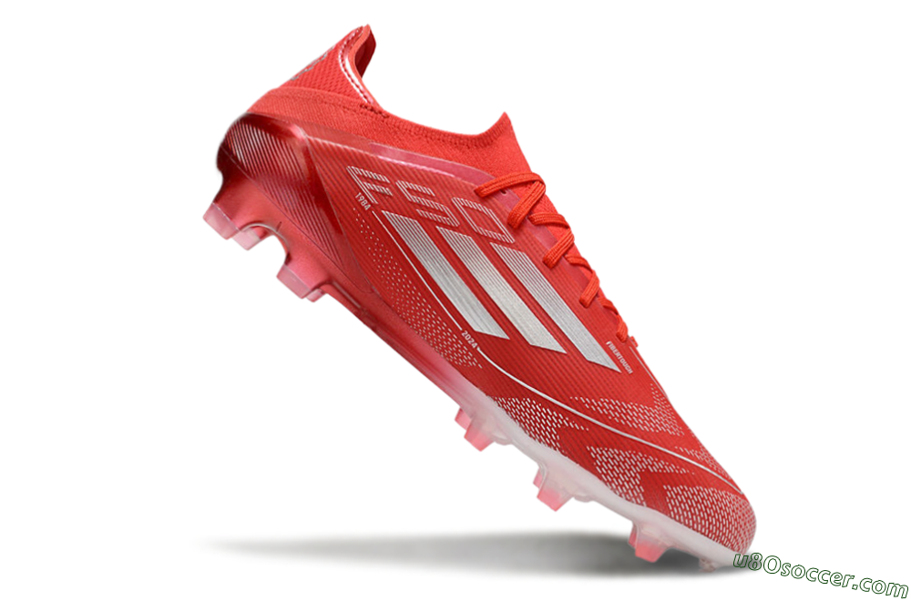 Adidas F50 Elite FG Firm Ground Soccer Cleats - Red/Silver 4