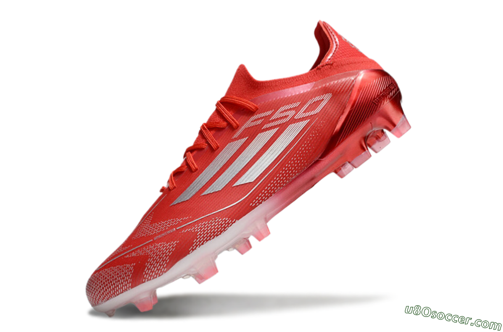 Adidas F50 Elite FG Firm Ground Soccer Cleats - Red/Silver 5