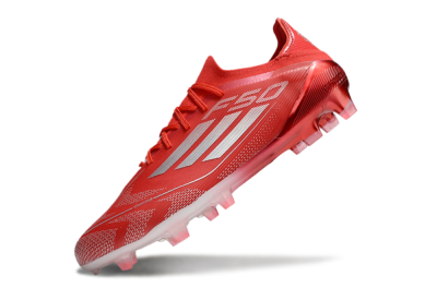 Adidas F50 Elite FG Firm Ground Soccer Cleats - Red/Silver