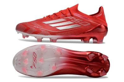 Adidas F50 Elite FG Firm Ground Soccer Cleats - Red/Silver