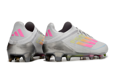 Adidas F50 Elite FG Firm Ground Soccer Cleats - Grey/Pink/Yellow