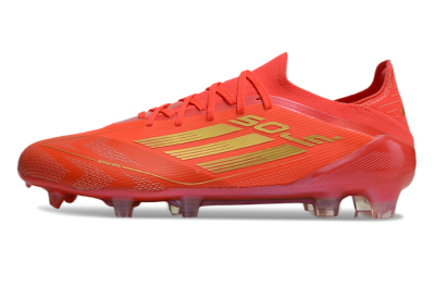 Adidas F50 Elite FG Firm Ground Soccer Cleats - Red/Gold