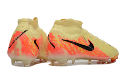 Nike Phantom Luna Elite NU FG Firm Ground Soccer Cleats - Yellow/Black/Red