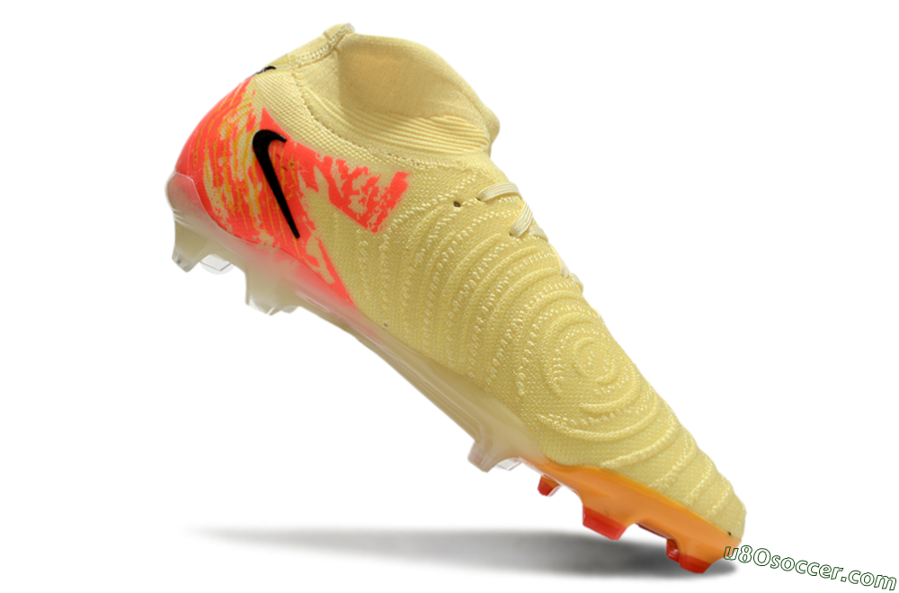 Nike Phantom Luna Elite NU FG Firm Ground Soccer Cleats - Yellow/Black/Red 4