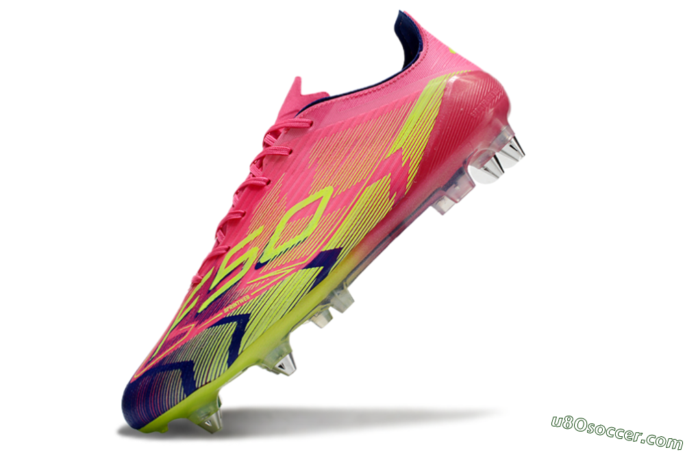 Adidas F50 Elite SG Soft Ground Soccer Cleats - Pink/Blue/Yellow 5