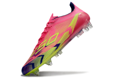 Adidas F50 Elite SG Soft Ground Soccer Cleats - Pink/Blue/Yellow