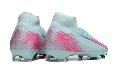 Nike Air Zoom Mercurial Superfly 10 Elite FG Firm Ground Soccer Cleats - Jade/Pink/Silver