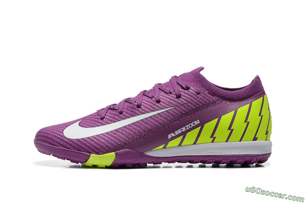 Nike Air Zoom Mercurial Vapor 16 Elite TF Artificial Turf Soccer Shoes - Red/White/Yellow 2