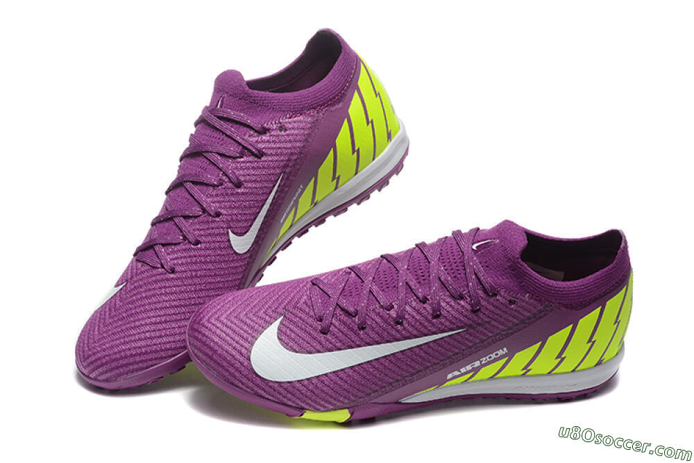 Nike Air Zoom Mercurial Vapor 16 Elite TF Artificial Turf Soccer Shoes - Red/White/Yellow 6