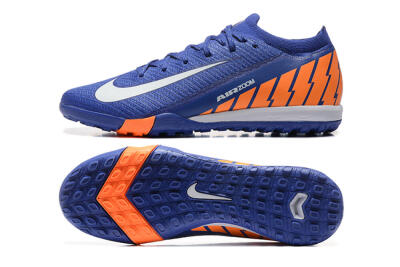 Nike Air Zoom Mercurial Vapor 16 Elite TF Artificial Turf Soccer Shoes - Blue/White/Orange