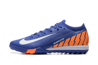 Nike Air Zoom Mercurial Vapor 16 Elite TF Artificial Turf Soccer Shoes - Blue/White/Orange