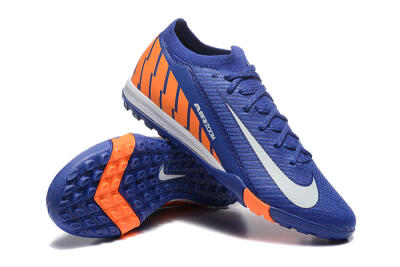 Nike Air Zoom Mercurial Vapor 16 Elite TF Artificial Turf Soccer Shoes - Blue/White/Orange