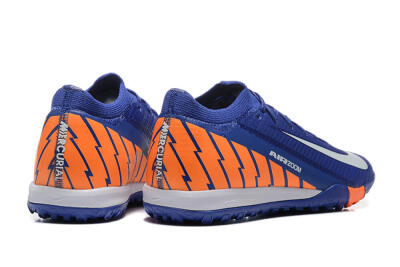 Nike Air Zoom Mercurial Vapor 16 Elite TF Artificial Turf Soccer Shoes - Blue/White/Orange
