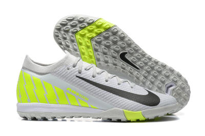 Nike Air Zoom Mercurial Vapor 16 Elite TF Artificial Turf Soccer Shoes - Grey/Yellow/Silver