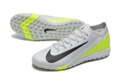 Nike Air Zoom Mercurial Vapor 16 Elite TF Artificial Turf Soccer Shoes - Grey/Yellow/Silver