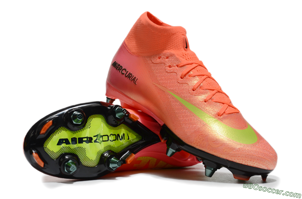 Nike Air Zoom Mercurial Superfly 10 Elite SG Soft Ground Soccer Cleats - Red/Yellow/Black 3