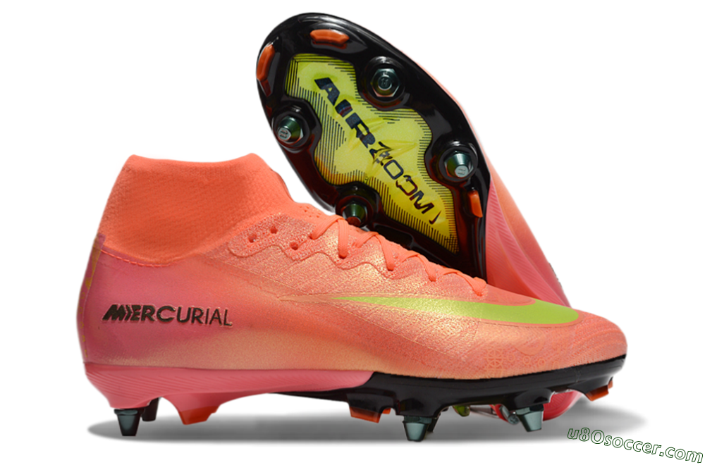 Nike Air Zoom Mercurial Superfly 10 Elite SG Soft Ground Soccer Cleats - Red/Yellow/Black 1
