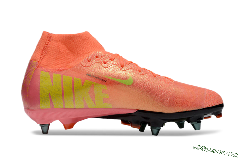 Nike Air Zoom Mercurial Superfly 10 Elite SG Soft Ground Soccer Cleats - Red/Yellow/Black 7