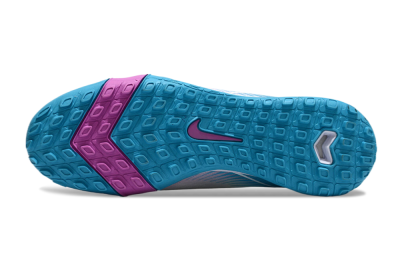Nike Air Zoom Mercurial Superfly 10 Elite TF Artificial Turf Soccer Shoes - White/Purple/Blue