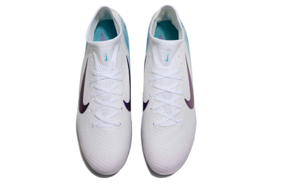 Nike Air Zoom Mercurial Superfly 10 Elite SG Soft Ground Soccer Cleats - White/Purple/Blue