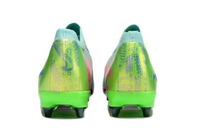 Nike Air Zoom Mercurial Vapor 16 Elite SG Soft Ground Soccer Cleats - Jade/Pink/Blue