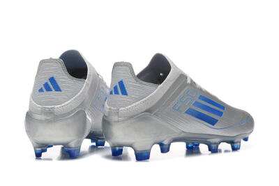 Adidas F50 Elite FG Firm Ground Soccer Cleats - Silver/Blue
