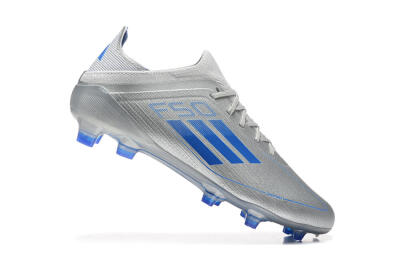Adidas F50 Elite FG Firm Ground Soccer Cleats - Silver/Blue