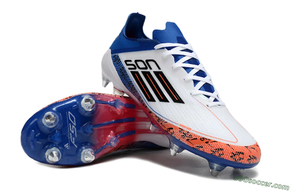 adidas F50 Elite SG アディダス Adidas F50 Elite SG Men's Size 4 White Blue Solar Red Soccer