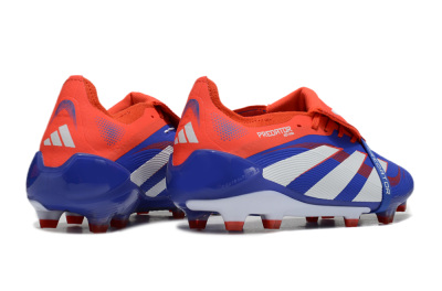 Adidas Predator Elite 25 Foldover Tongue FG Firm Ground Soccer Cleats - Blue/White/Red