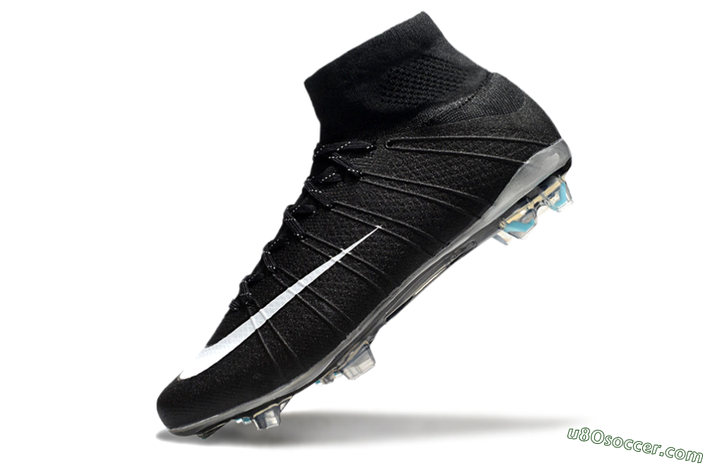 Nike Mercurial Superfly 4 CR7 FG Firm Ground Soccer Cleats - Black/White/Blue 5